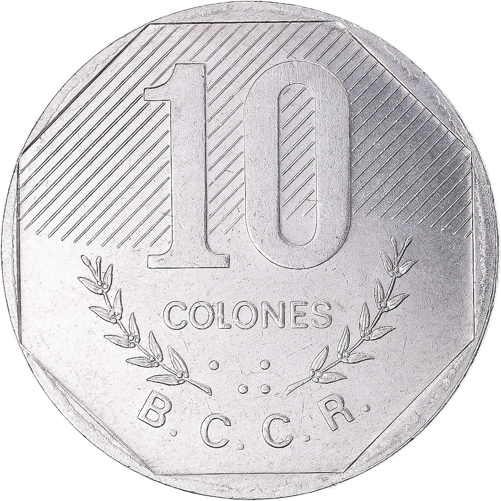 Moeda, Costa Rica, 10 Colones, 1983
