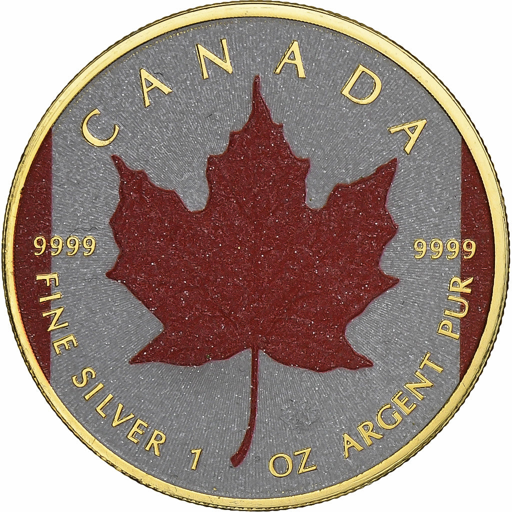 Canadá, Charles III, 5 Dollars, 2024, Ottawa, Colorized, Prata, MS(65-70)