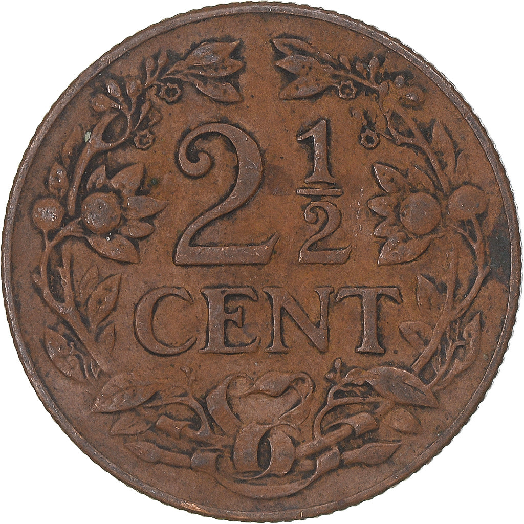 Coin, Curacao, 2-1/2 Cents, 1944