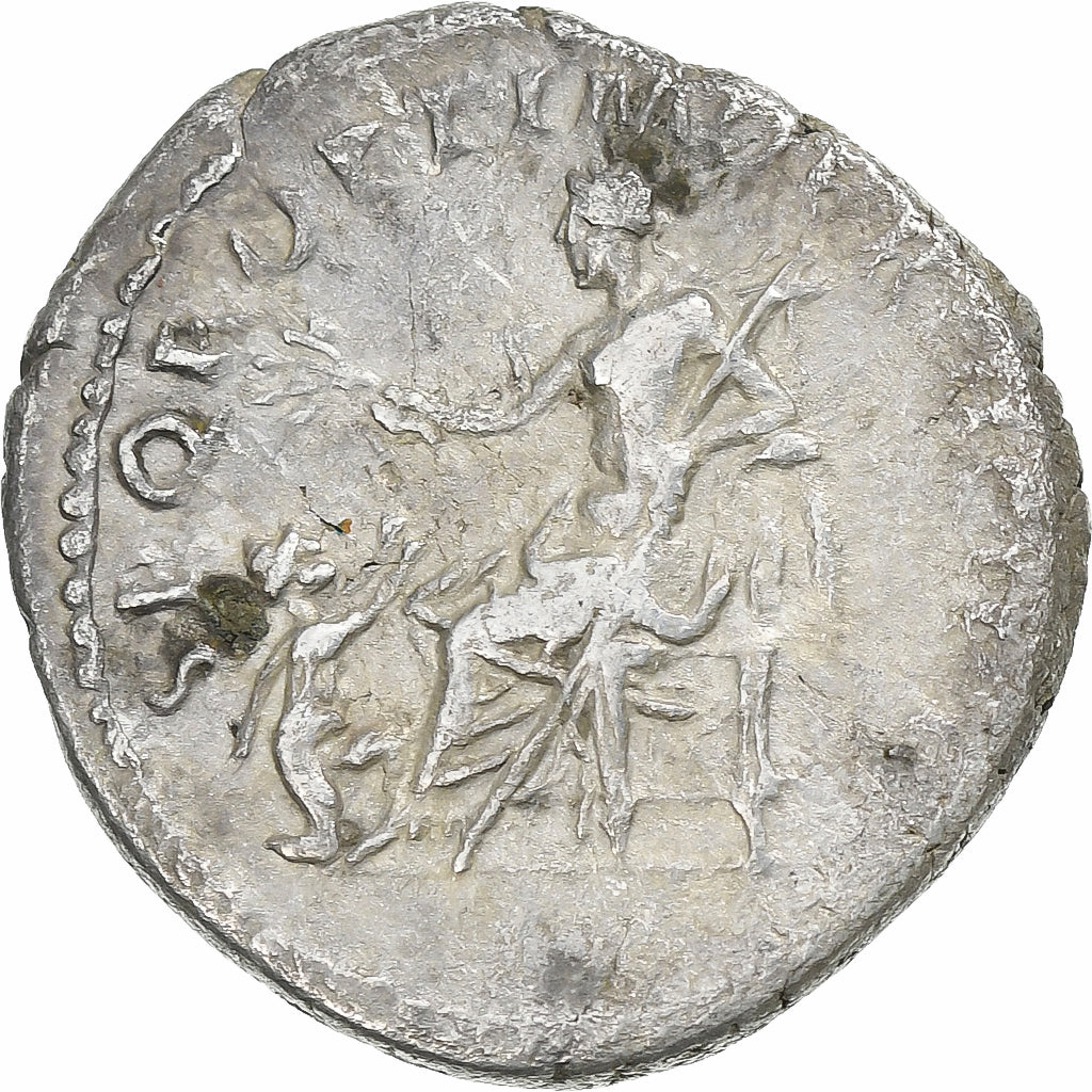 Trajan, Denarius, 103-111, Rome, Srebro, AU(50-53), RIC:188