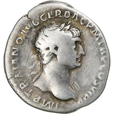 Trajan, Denarius, 112-114, Rome, Srebro, VF(30-35), RIC:266