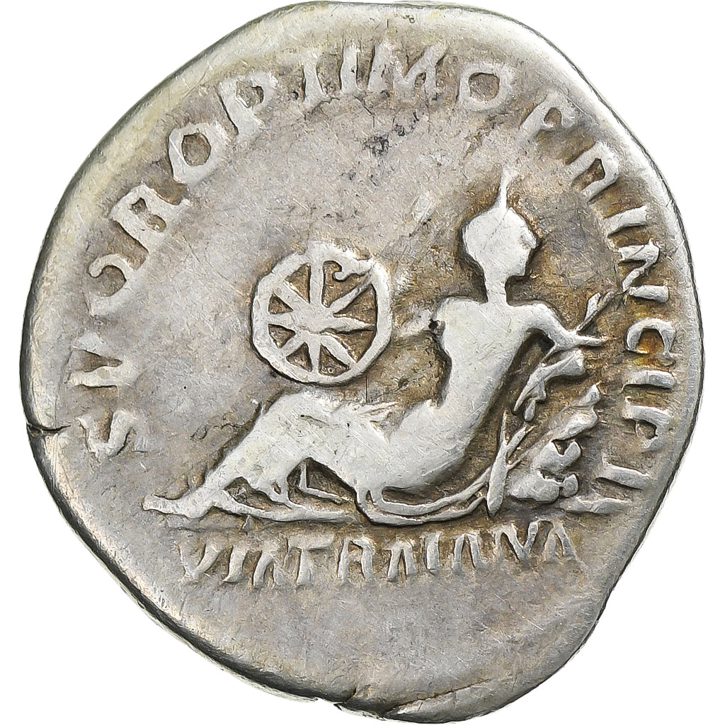 Trajan, Denarius, 112-114, Rome, Srebro, VF(30-35), RIC:266