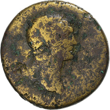 Trajan, Sesterce, 103-111, Rome, Bronze, B+