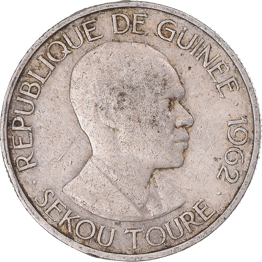 Munten, Guinee, 5 Francs, 1962