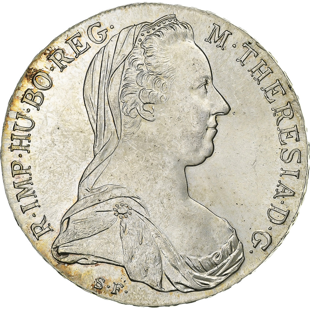 Austria, Maria Theresa, Thaler, 1780, Alba Iulia, Restrike, Argento, SPL-