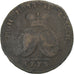 Valacchia, Catherine II, 2 Para 3 Kopeck, 1773, Sadagora, Bronzo, MB, KM:3