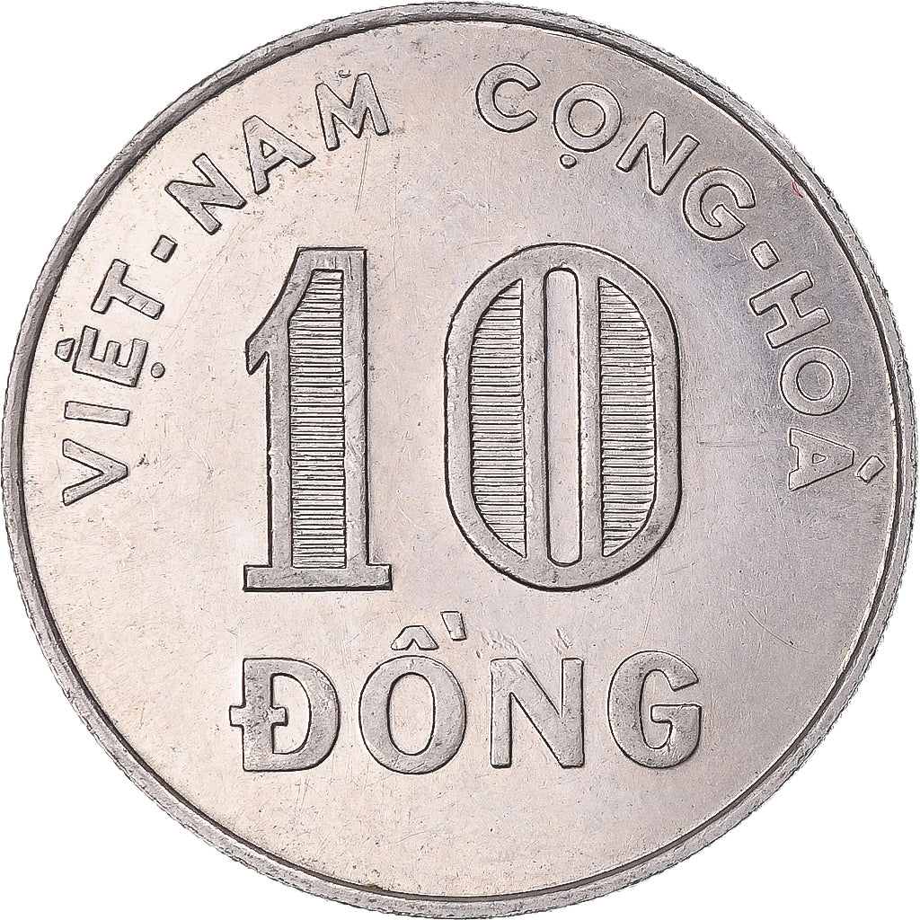 Coin, Vietnam, 10 Dông, 1968