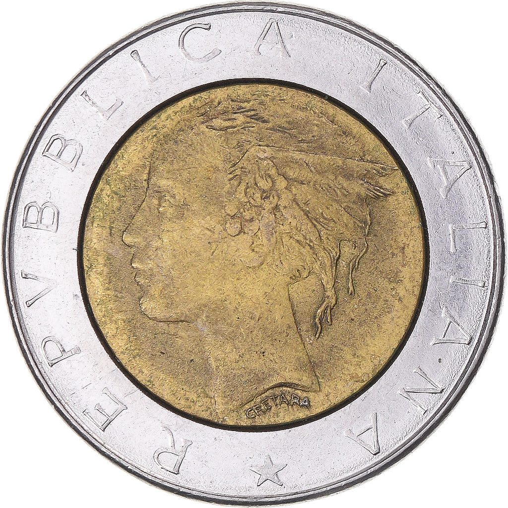 Moneda, Italia, 500 Lire, 1983