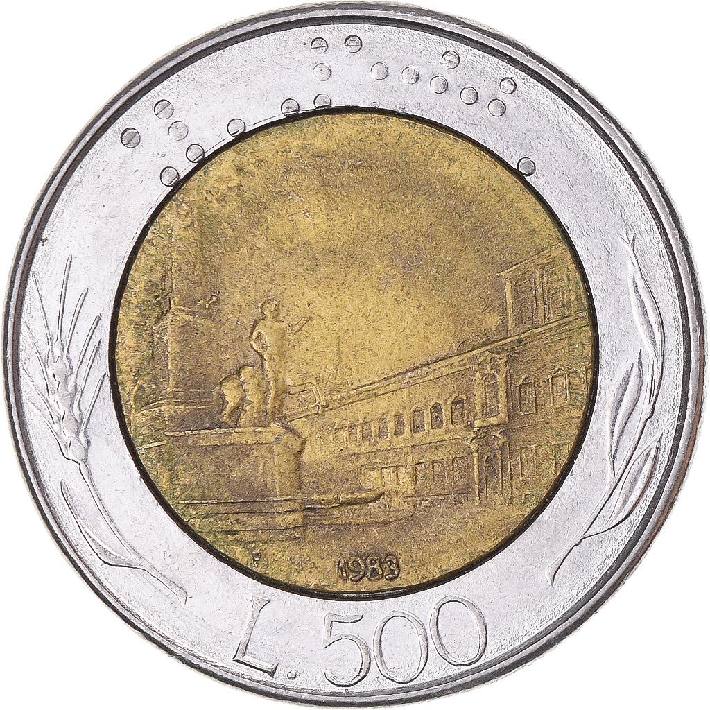Moneda, Italia, 500 Lire, 1983