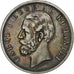 Romania, Carol I, 5 Lei, 1901, Bucarest, Argento, BB, KM:17