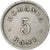 Rumanía, Carol I, 5 Bani, 1900, Brussels, Cobre - níquel, BC+, KM:28