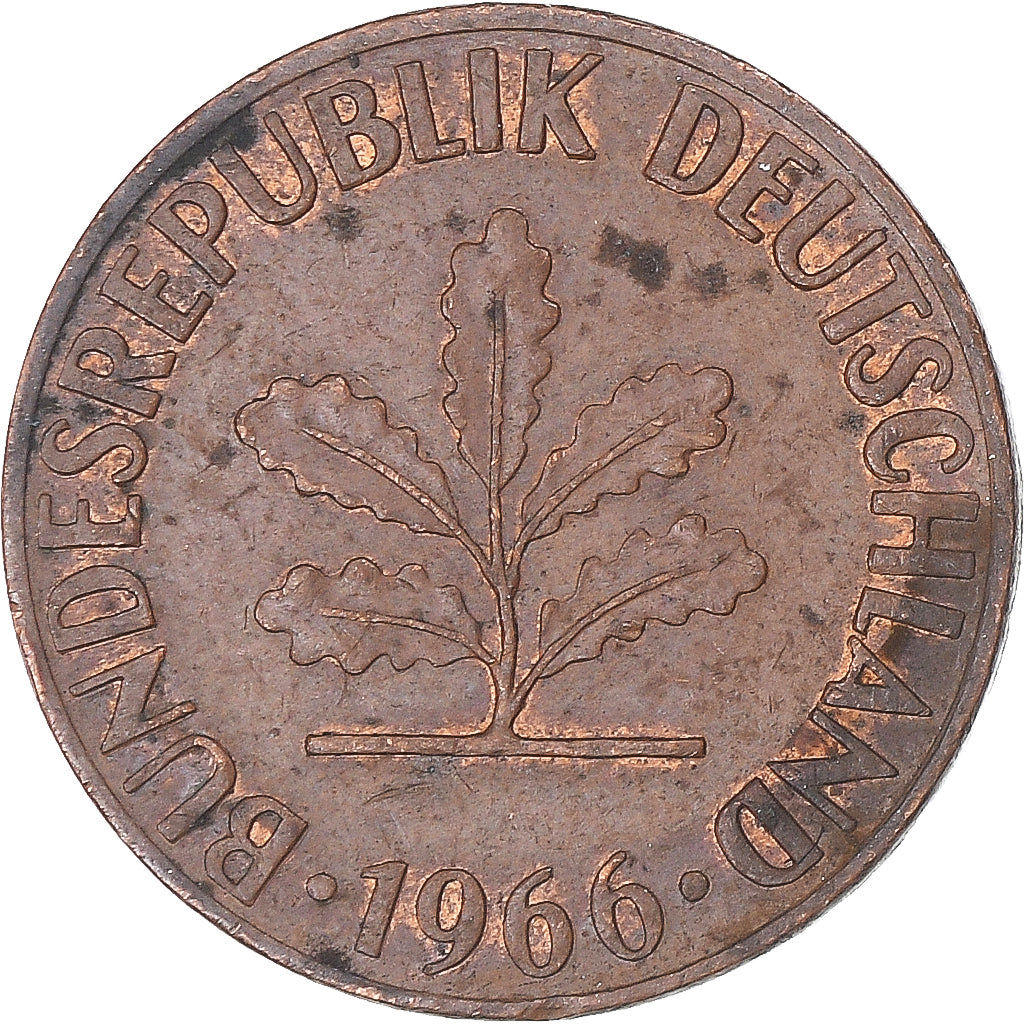 Coin, Germany, Pfennig, 1966