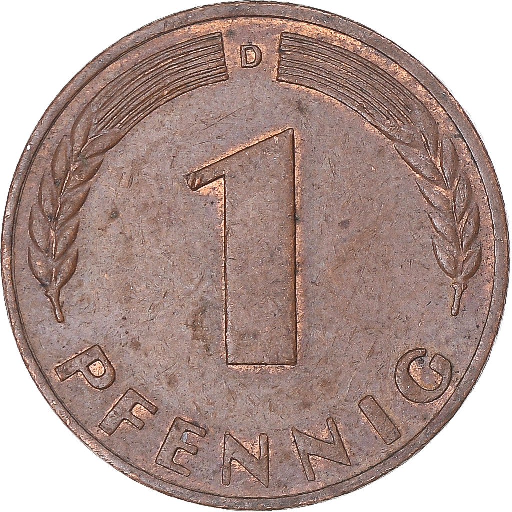 Coin, Germany, Pfennig, 1966