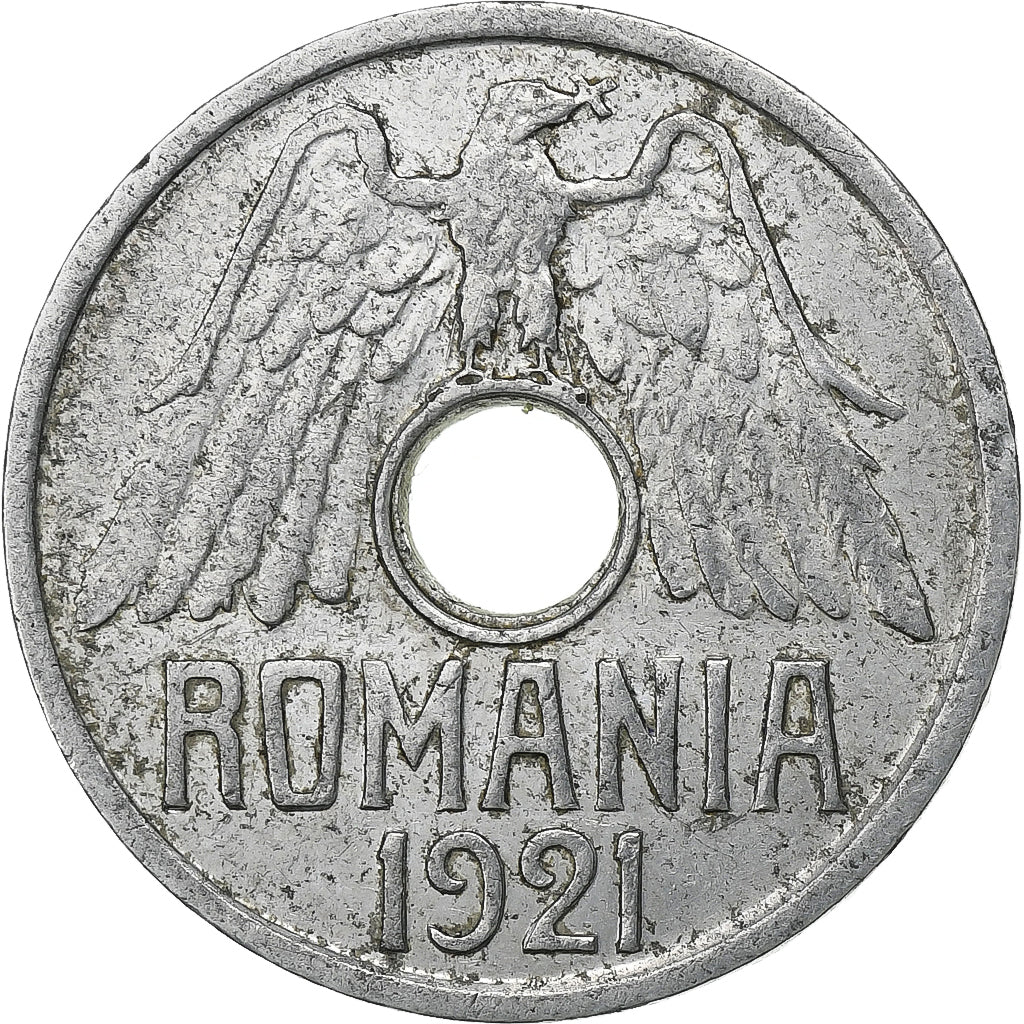 Rumänien, Ferdinand I, 50 Bani, 1921, Le Locle, Aluminium, S, KM:45