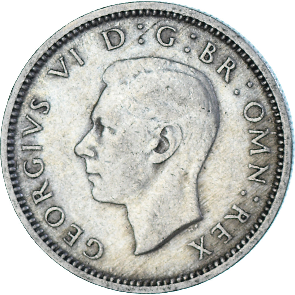 Moeda, Grã-Bretanha, 6 Pence, 1947