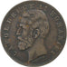 Rumanía, Carol I, 5 Bani, 1882, Bucarest, Cobre, BC+, KM:19