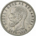 Romania, Carol I, 1 Leu, 40th Anniversary of reign, 1906, Brussels, Silver