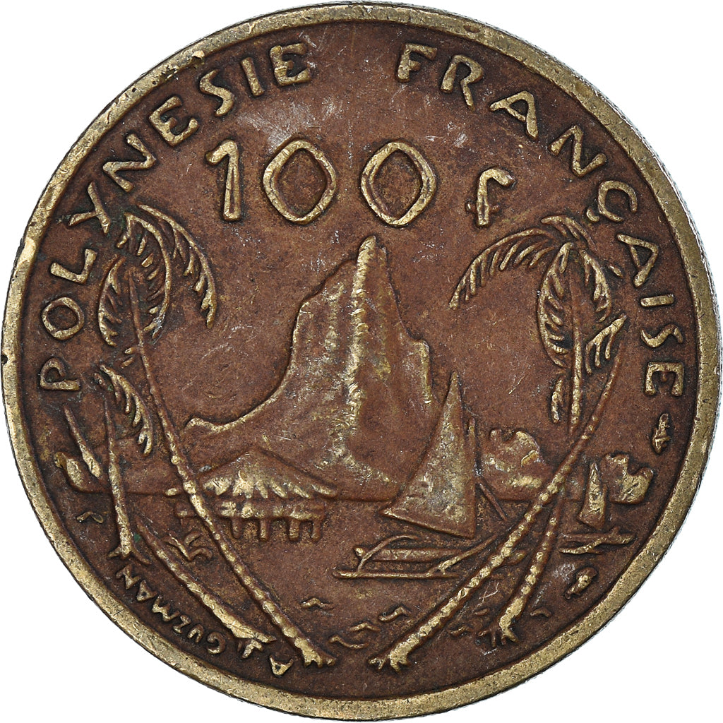 Moneta, Polinezja Francuska, 100 Francs, 1984