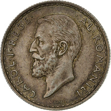Romania, Carol I, 2 Lei, 1910, Brussels, Silver, AU(55-58), KM:43