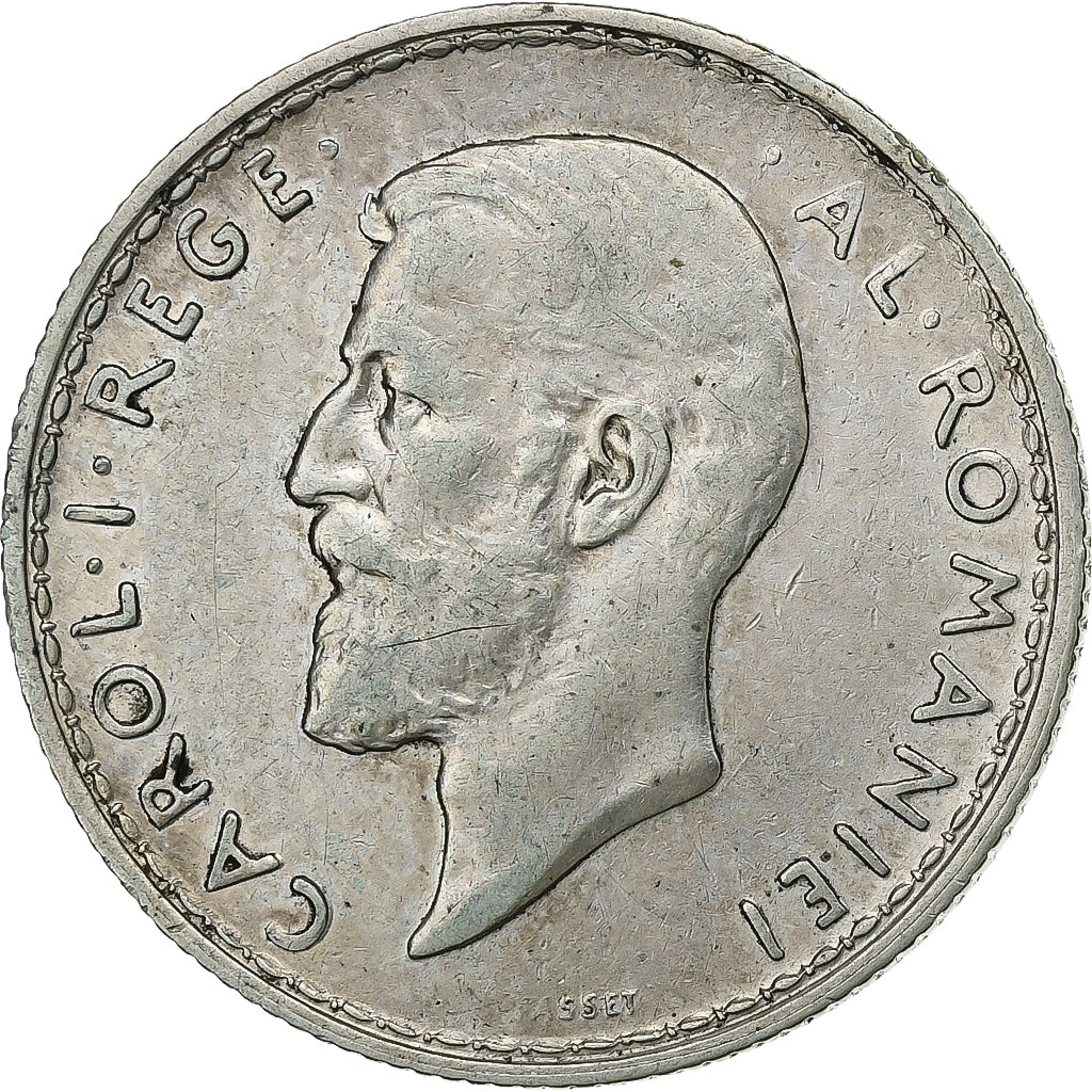 Romania, Carol I, 2 Lei, 1912, Brussels, Silver, VF(30-35), KM:43