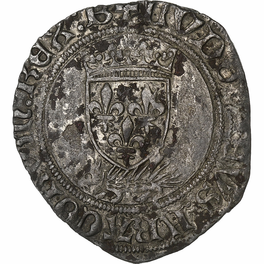 Francia, Louis XII, Douzain au porc-épic, Bourges, Biglione, MB+, Gadoury:150