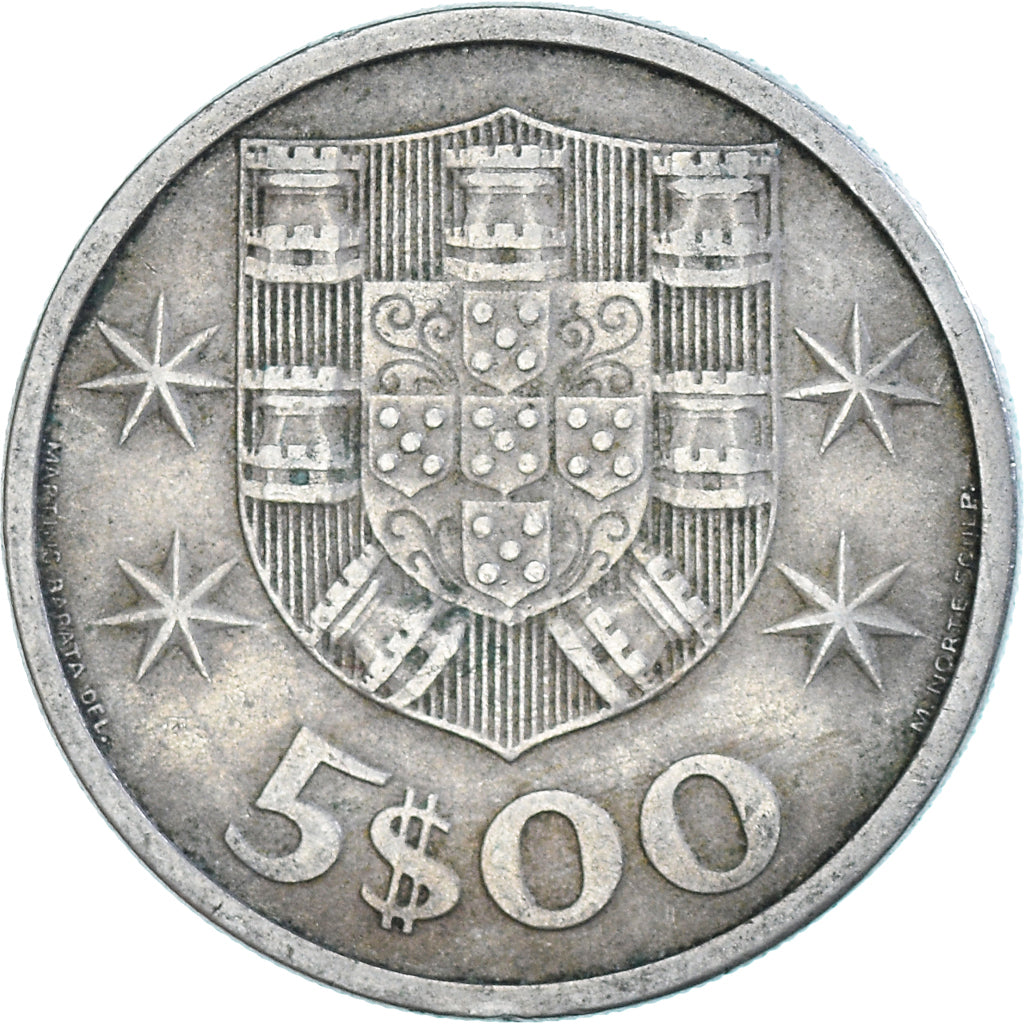 Moneda, Portugal, 5 Escudos, 1967