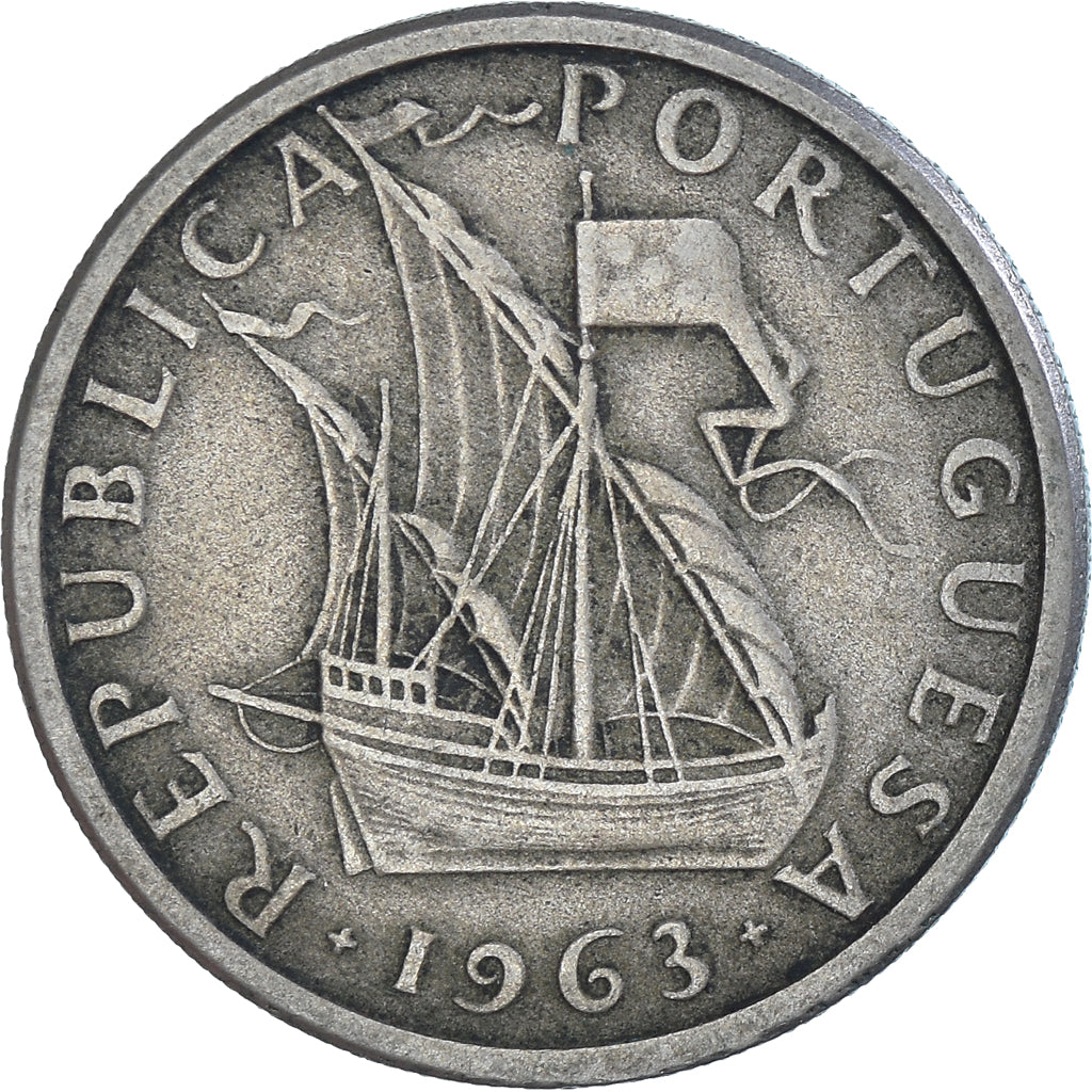 Coin, Portugal, 5 Escudos, 1963