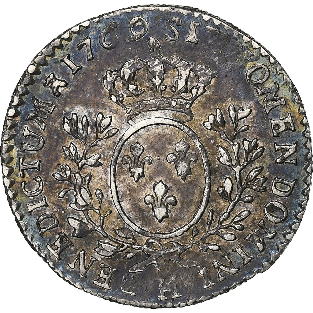 Frankrijk, Louis XV, 1/10 Écu au bandeau, 1769, La Rochelle, Zilver, ZF