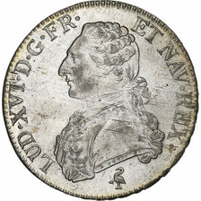 France, Louis XVI, Ecu aux branches d'olivier, 1790, Paris, Silver, AU(50-53)
