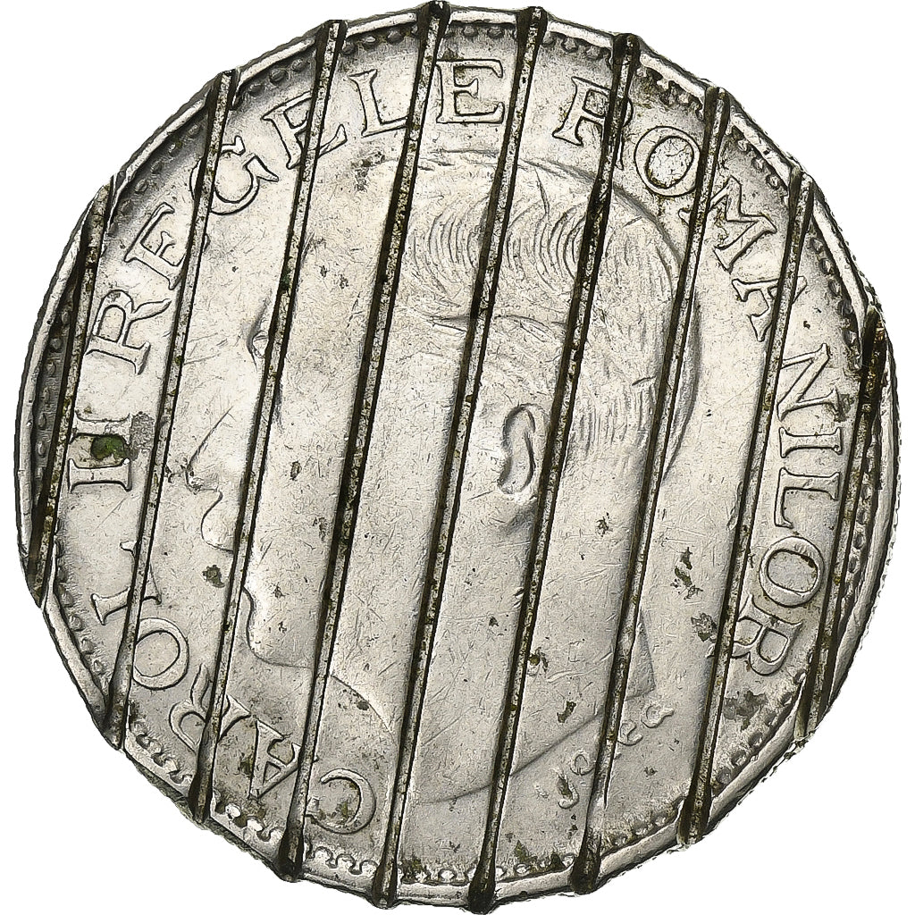 Rumanía, Carol II, 100 Lei, 1938, Bucarest, Níquel, MBC+, KM:54