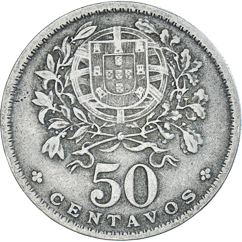Moneta, Portogallo, 50 Centavos, 1956