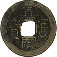 Chine, Jiaqing, 1 Cash, 1796-1820, Beijing, Laiton, TB, KM:440