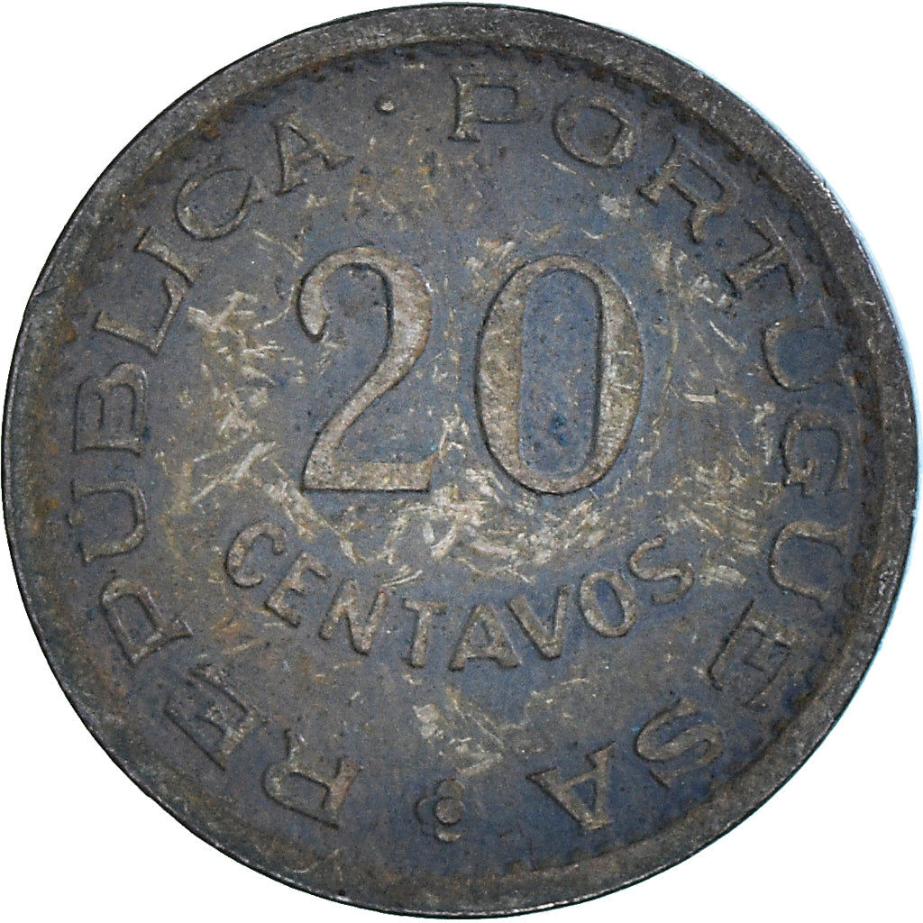 Moneta, Portugal, 20 Centavos, 1973