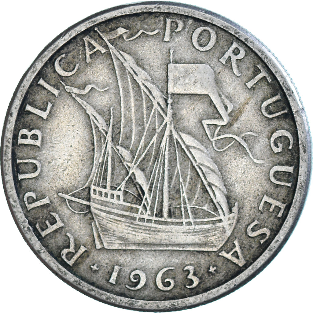 Coin, Portugal, 5 Escudos, 1963