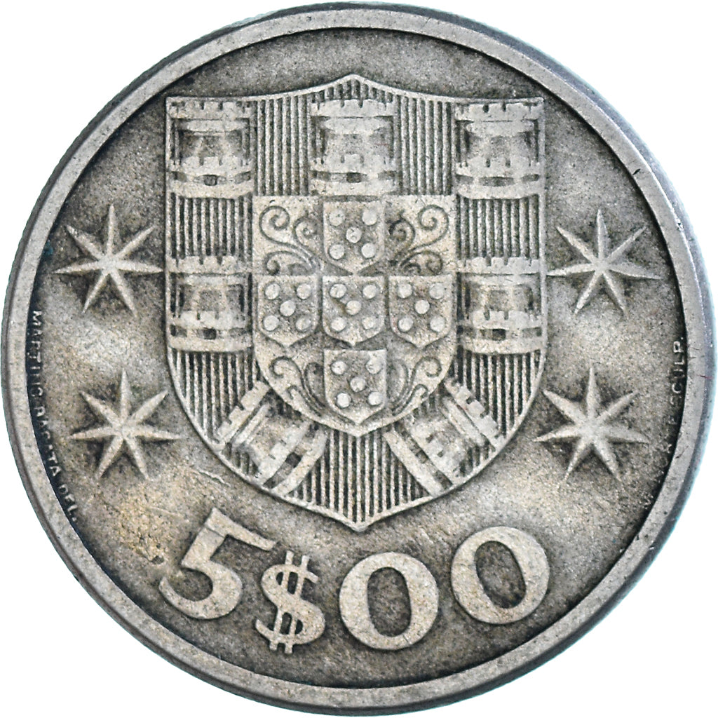 Coin, Portugal, 5 Escudos, 1963
