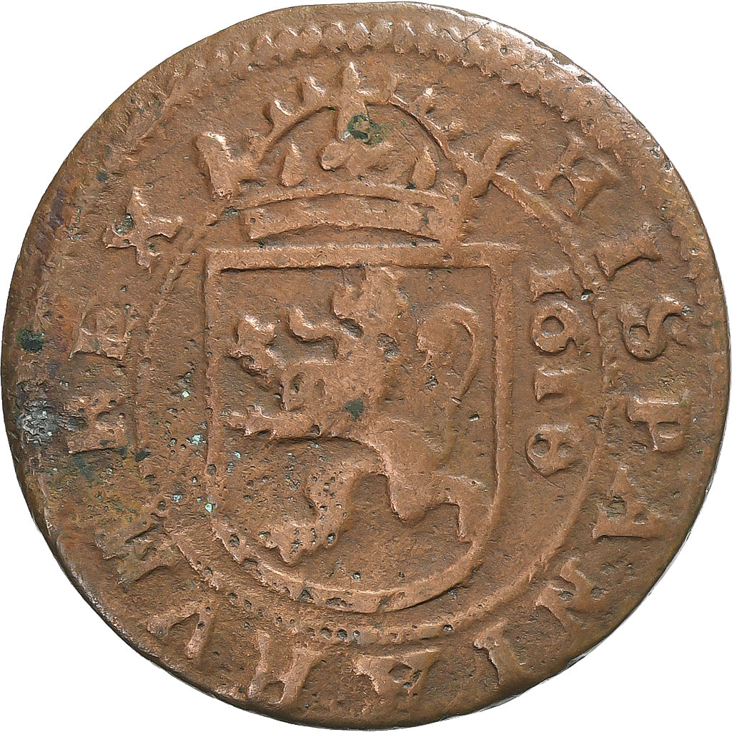 Spain, Philip III, 8 Maravedis, 1618, Segovia, Copper, VF(30-35)