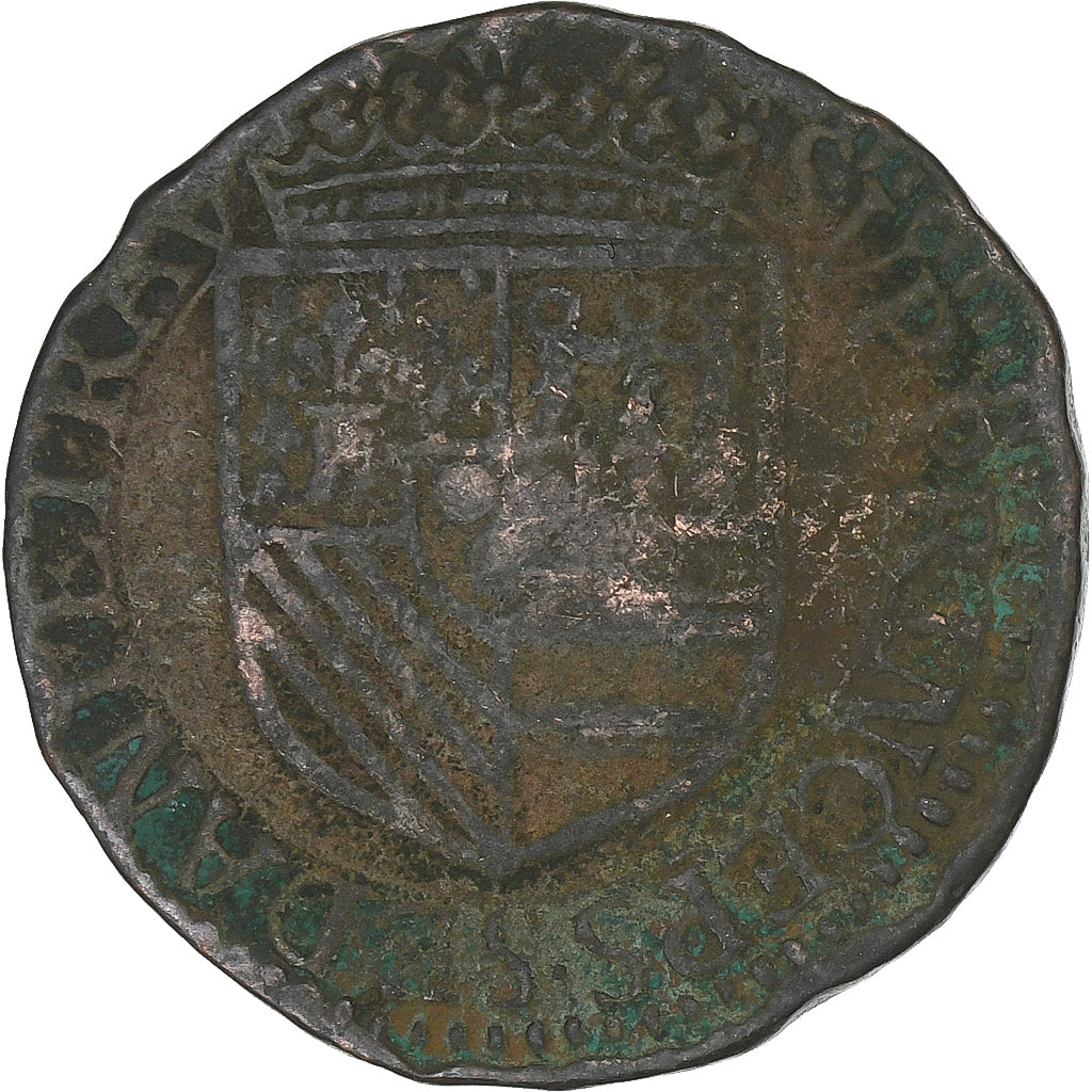 Principato di Sedan, Henri de la Tour d'Auvergne, Liard, 1614, Raucourt, Rame