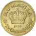 Romania, Carol II, 1 Leu, 1939, Bucarest, Nickel brass, BB, KM:56