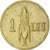Romania, Carol II, 1 Leu, 1939, Bucarest, Nickel brass, BB, KM:56