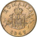 Romania, Mihai I, 2 Lei, 1947, Kremnica, Bronze, EF(40-45), KM:74