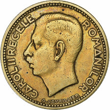 Romania, Carol II, 10 Lei, 1930, Kremnica, Nickel brass, VF(30-35), KM:49