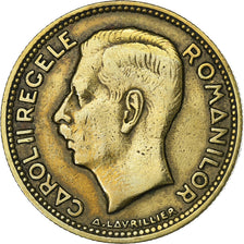 Romania, Carol II, 20 Lei, 1930, MDP, Nickel brass, VF(30-35), KM:51