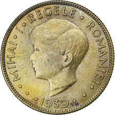 Romania, Mihai I, 20 Lei, 1930, London, Nickel brass, EF(40-45)
