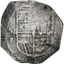 Mexiko, Philippe II, 2 Reales, 1556-1598, Mexico City, COB, Silber, SGE+, KM:36