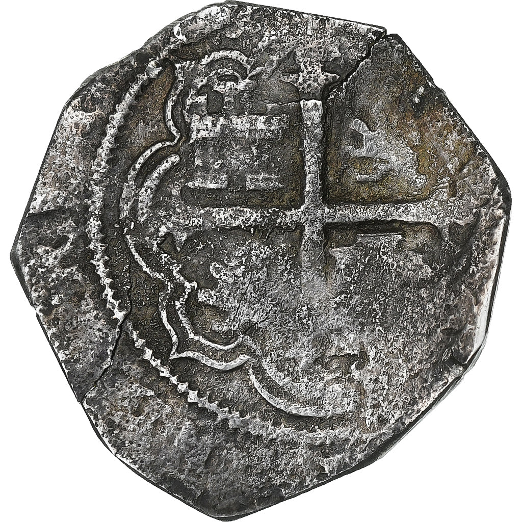 Mexiko, Philippe II, 2 Reales, 1556-1598, Mexico City, COB, Silber, SGE+, KM:36