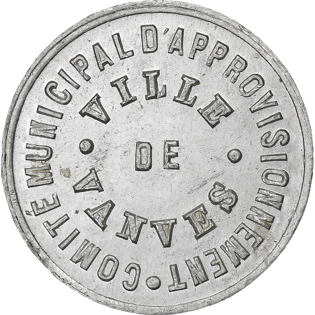 Francia, Ville de Vanves, 5 Centimes, 1918, BB, Alluminio
