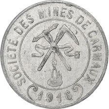 Francia, Mines de Carmaux, 5 Centimes, 1916, BB, Alluminio