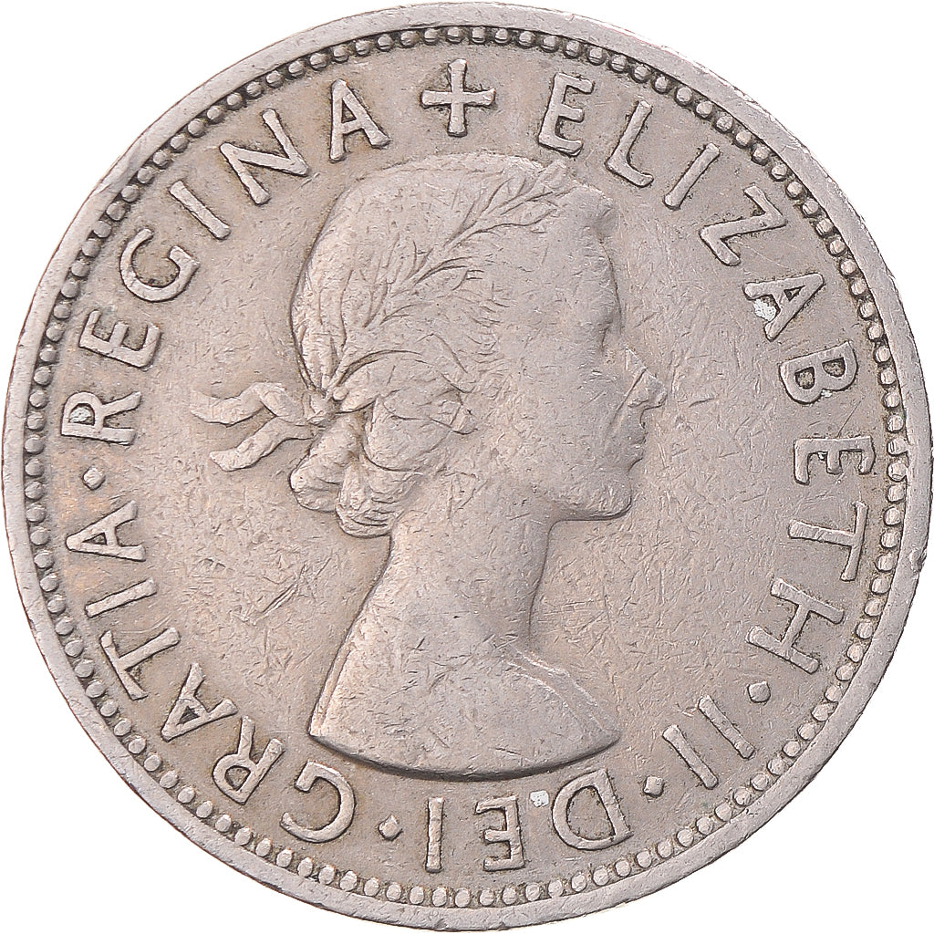 Münze, Großbritannien, Florin, Two Shillings, 1954