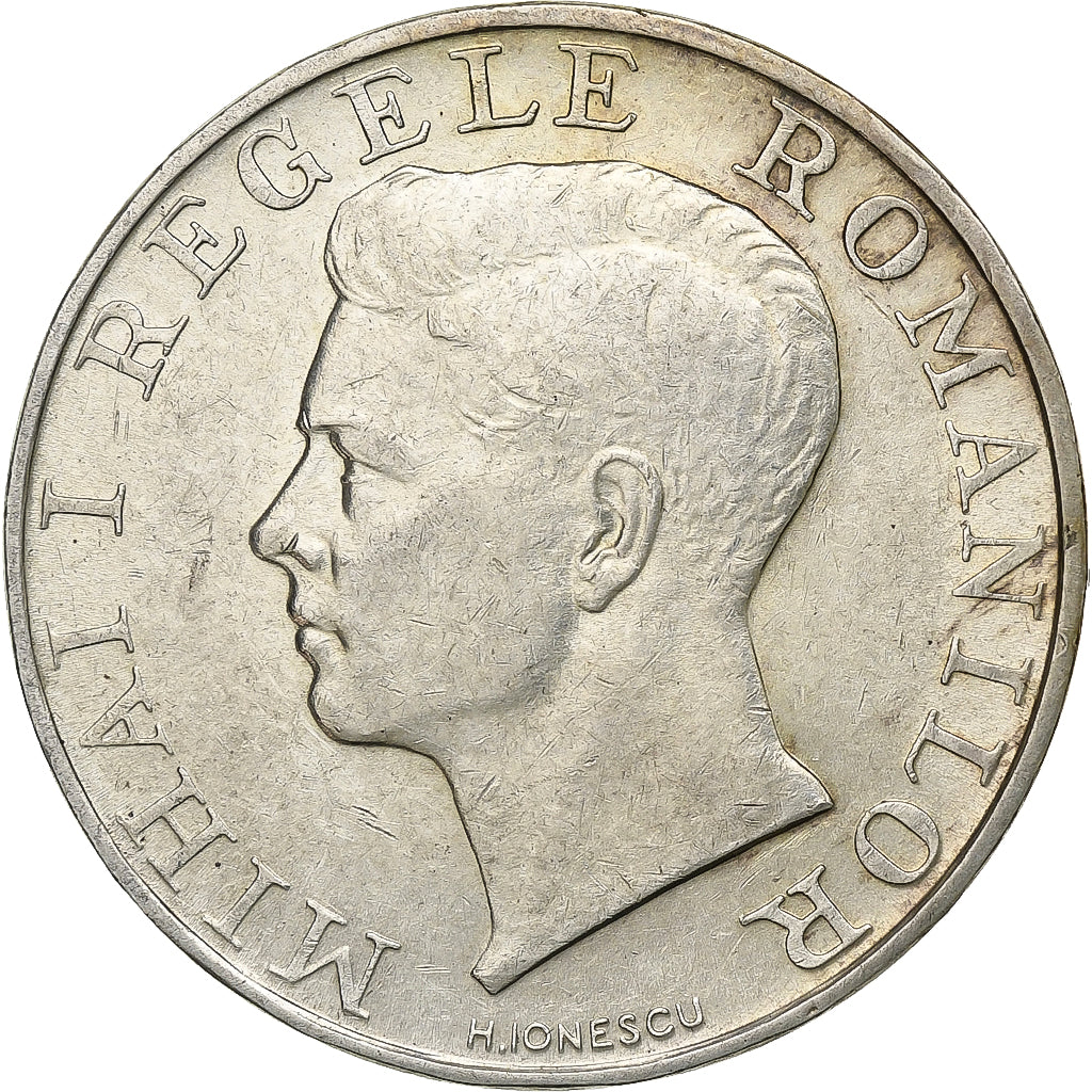 Romania, Mihai I, 250 Lei, 1941, Bucarest, Silver, AU(55-58), KM:59.2