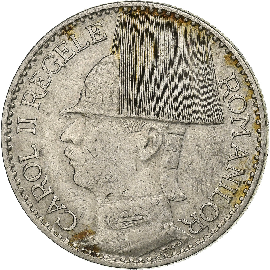 Romania, Carol II, 50 Lei, 1937, Bucarest, Nickel, EF(40-45), KM:55